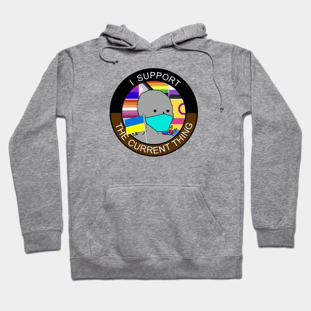 I support the current thing npc meme Hoodie by vlada123